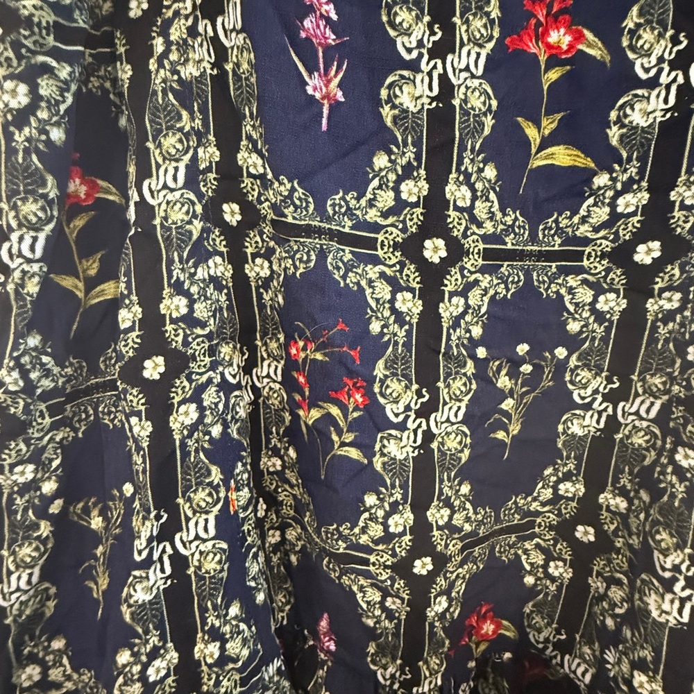 Agua Bendita Navy Floral Mini Dress - Picture 4 of 10